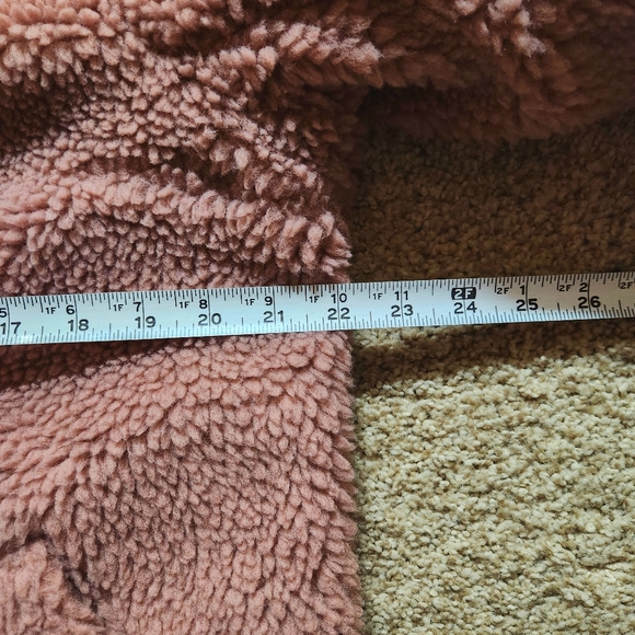 Denim+Company Sherpa Jacket Size M Color Mauve - Picture 4 of 15